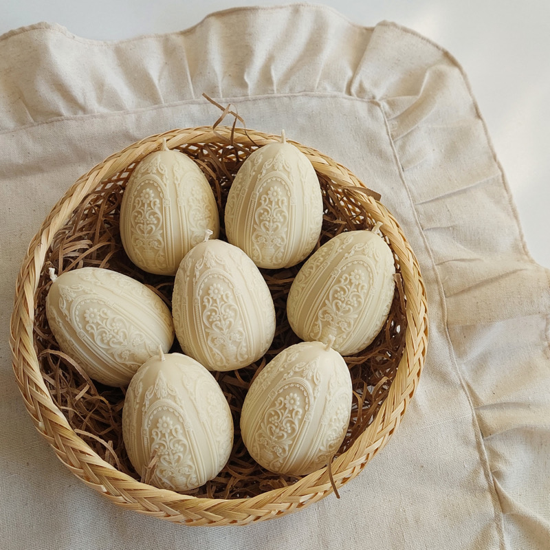 شمع تخم مرغ سنتی دست ساز - شمع دست ساز آرمیس