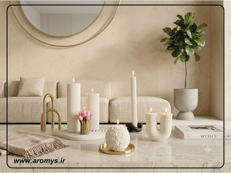 راهنمای کامل ست کردن شمع با دکور منزل - چگونه رنگ شمع را با دکور منزل ست کنیم؟