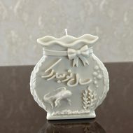 شمع سال نو مبارک طرح تنگ - فروشگاه شمع دست ساز آرمیس