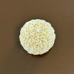 شمع گوی رز توپی - فروشگاه شمع دست ساز آرمیس