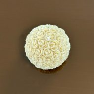 شمع گوی رز توپی